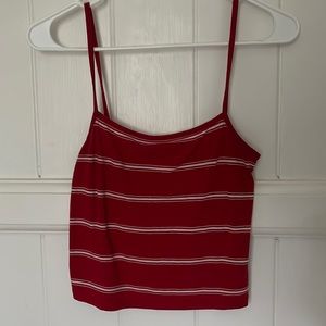Brandy Melville Red Crop Top